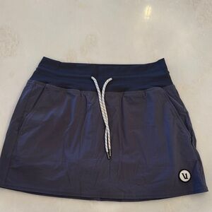 Vuori Slate Gray Mini Skirt